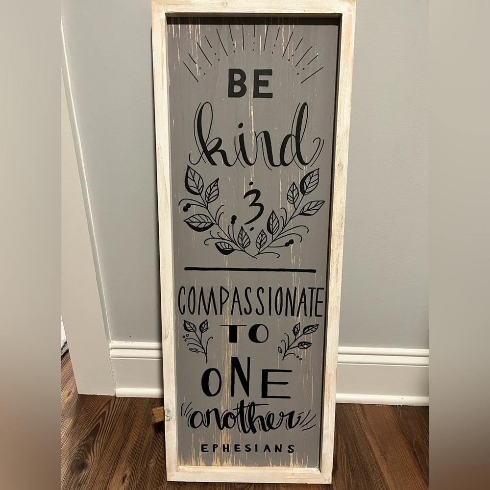 Hand painted wall decor